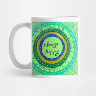 Choose Happy Mandala Mug